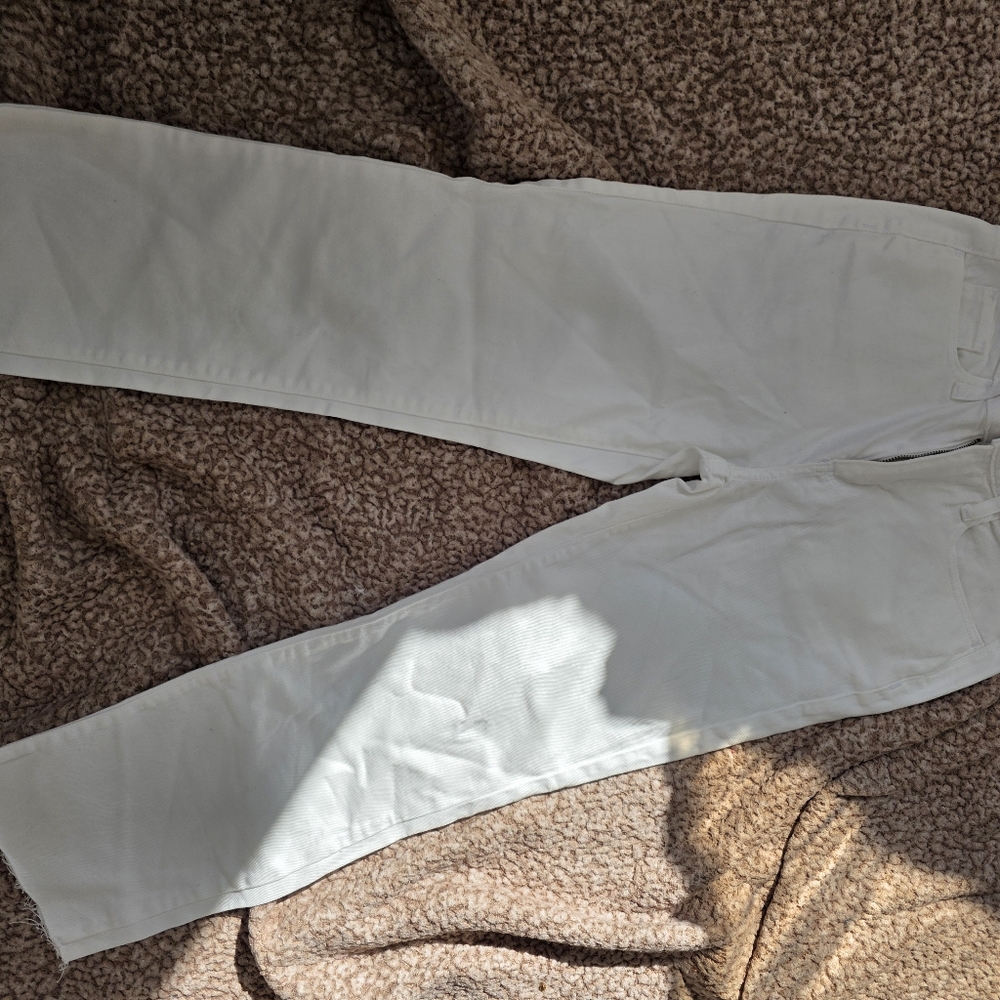 Universal Thread Cream Denim Pants 2R Ankle Bootcut